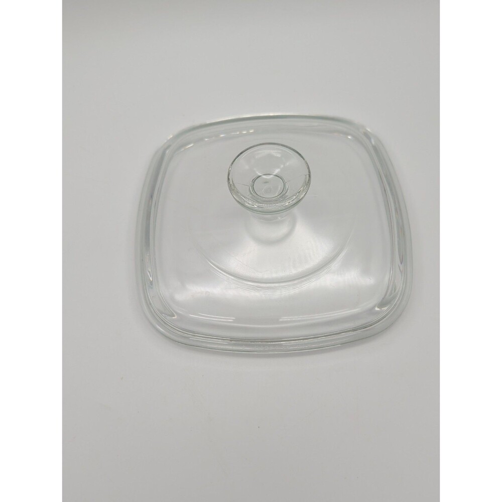 Pyrex A7C Vintage 7x7 Square Glass Lid For Pyrex Baking Dish